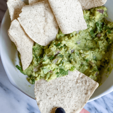 If you like it spicier add more jalapeno or even use a serano pepper. I estimate about 1 avocado per person when I am making this. I have found this recipe doesn't brown very quickly, which is great!