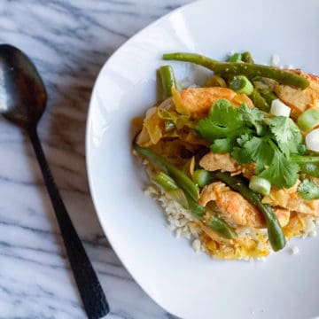 weeknight chicken curry